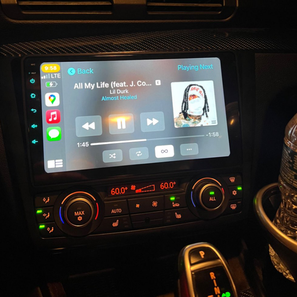 Navigatie BMW Seria 1 E81/E82/E87/E88 (2008-2012) facelift dedicata, MaxTech® PRO SERIES, 6 GB Ram 128 GB Rom, Carplay si Android auto, Ecran 9” HD Touch, GPS, Wifi, Bluetooth, Radio, USB, EQ, DSP, Waze