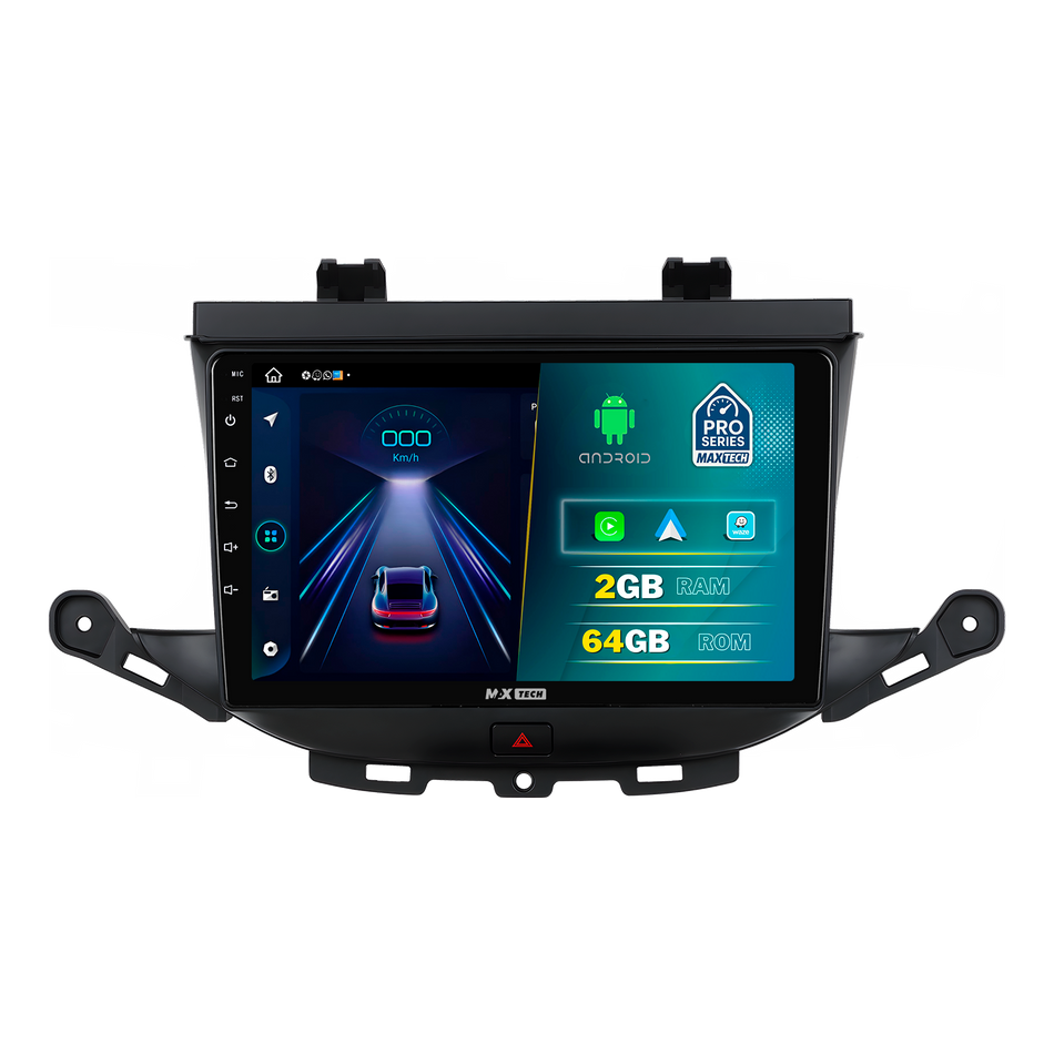 Navigatie Opel Astra K Hatchback (2015-2019) dedicata, MaxTech® PRO SERIES, 2 GB Ram 64 GB Rom, Carplay si Android auto, Ecran 9” HD Touch, GPS, Wifi, Bluetooth, Radio, USB, EQ, DSP, Waze