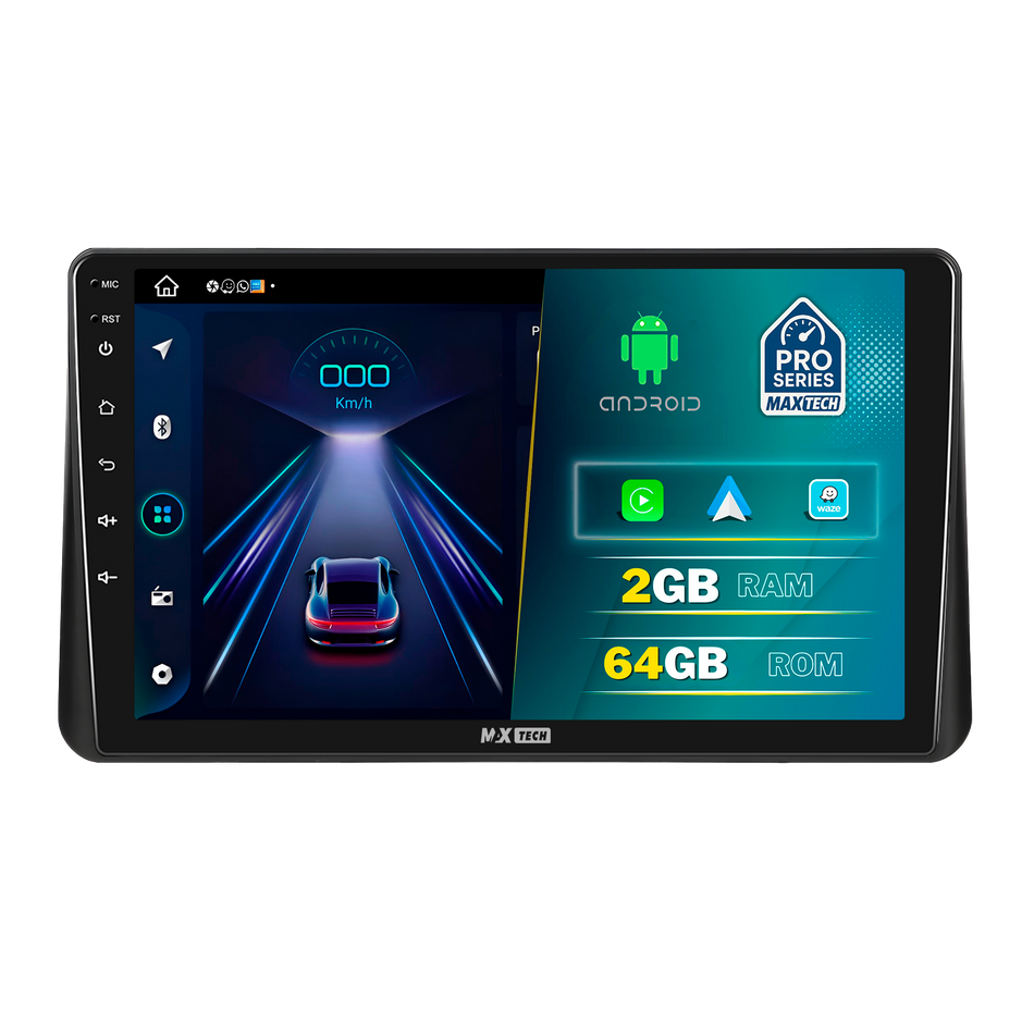 Navigatie Mazda2 DJ (2014-2019) / Mazda CX-3 DK (2015-2019) dedicata, MaxTech® PRO SERIES, 2 GB Ram 64 GB Rom, Carplay si Android auto, Ecran 9” HD Touch, GPS, Wifi, Bluetooth, Radio, USB, EQ, DSP, Waze