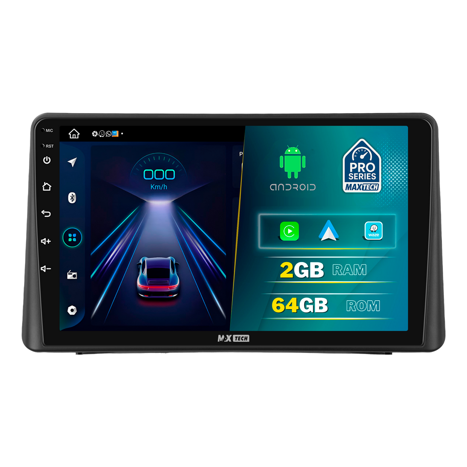 Navigatie Kia Soul I (AM FL) (2012-2013) dedicata, MaxTech® PRO SERIES, 2 GB Ram 64 GB Rom, Carplay si Android auto, Ecran 9” HD Touch, GPS, Wifi, Bluetooth, Radio, USB, EQ, DSP, Waze
