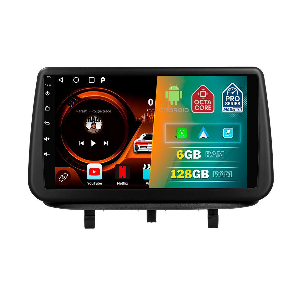 Navigatie Opel Meriva B ( 2010–2014 ) Pre-facelift dedicata, MaxTech® PRO SERIES, 6 GB Ram 128 GB Rom, Carplay si Android auto, Ecran 9” HD Touch, GPS, Wifi, Bluetooth, Radio, USB, EQ, DSP, Waze
