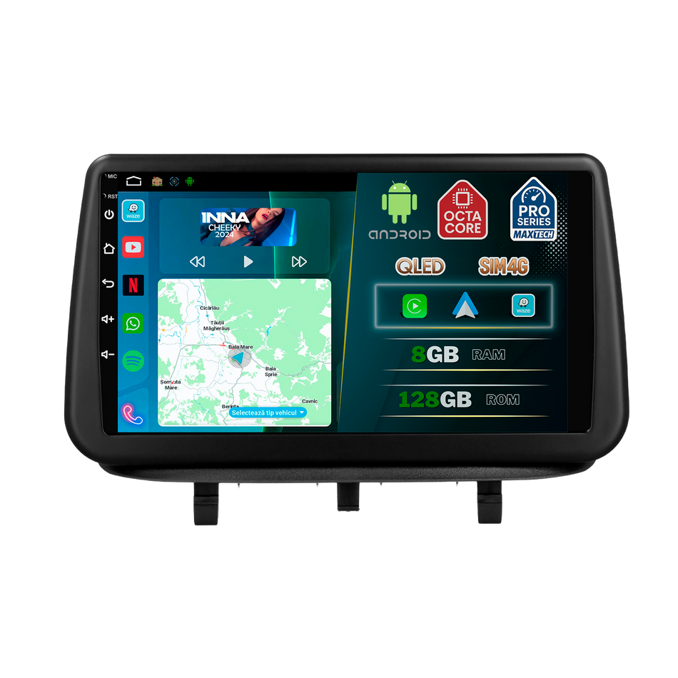 Navigatie Opel Meriva B ( 2010–2014 ) Pre-facelift dedicata, MaxTech® PRO SERIES, 8 GB Ram 128 GB Rom, OctaCore, Carplay si Android auto, Ecran 9” HD Touch, Sim 4G, ADI/HI-Res, GPS, Wifi, Bluetooth, Radio, USB, EQ, DSP, Waze