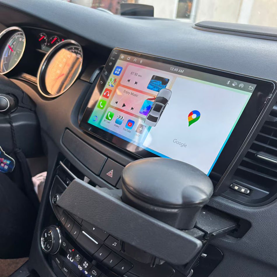 Navigatie Peugeot 508 I (2011-2018) dedicata, MaxTech® PRO SERIES, 2 GB Ram 64 GB Rom, Carplay si Android auto, Ecran 9” HD Touch, GPS, Wifi, Bluetooth, Radio, USB, EQ, DSP, Waze