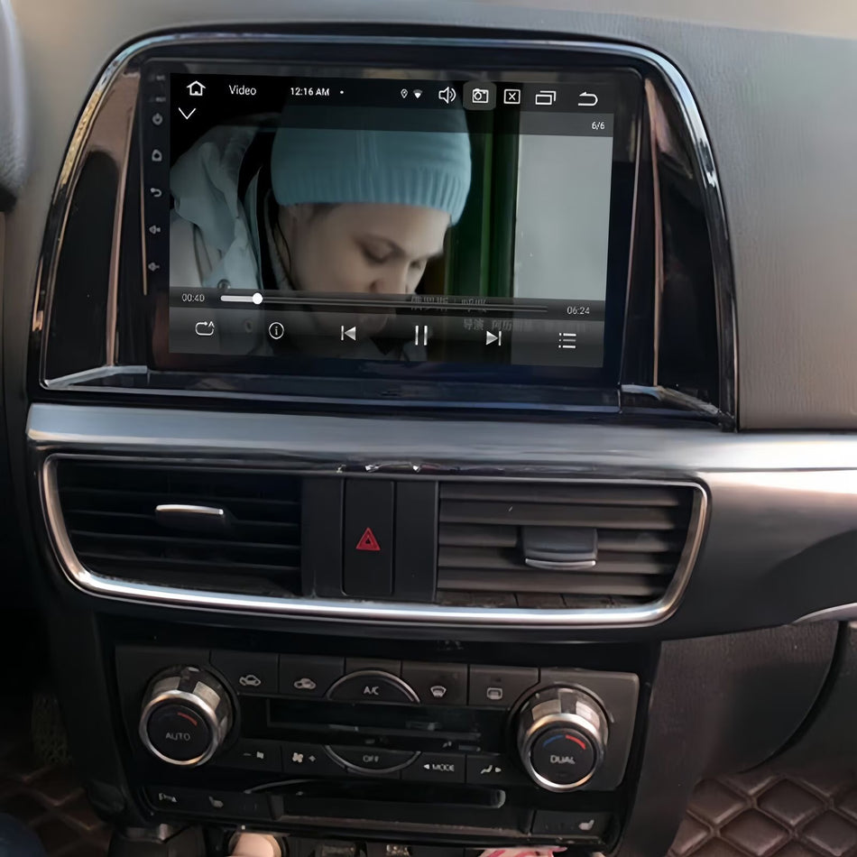 Navigatie Mazda CX-5 I (2012-2014) pre-facelift dedicata, MaxTech® PRO SERIES, 2 GB Ram 64 GB Rom, Carplay si Android auto, Ecran 9” HD Touch, GPS, Wifi, Bluetooth, Radio, USB, EQ, DSP, Waze