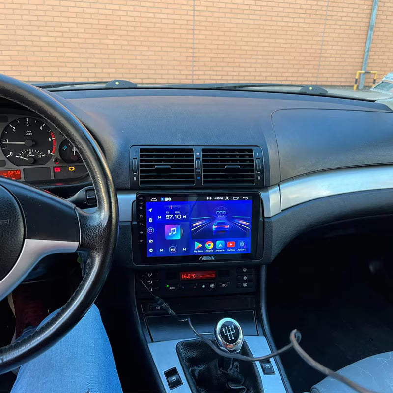 Navigatie  BMW Seria 3 E46 (1999-2005) dedicata, MaxTech® PRO SERIES, 2 GB Ram 64 GB Rom, Carplay si Android auto, Ecran 9” HD Touch, GPS, Wifi, Bluetooth, Radio, USB, EQ, DSP, Waze