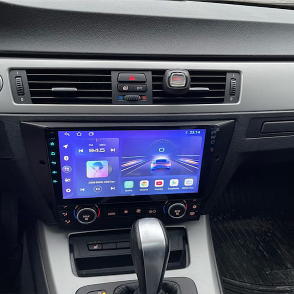 Navigatie BMW Seria 3 E90, E92, E93 (2005-2012) dedicata, MaxTech® PRO SERIES, 4 GB Ram 64 GB Rom, Carplay si Android auto, Ecran 9 ” HD Touch, GPS, Wifi, Bluetooth, Radio, USB, EQ, DSP, Waze